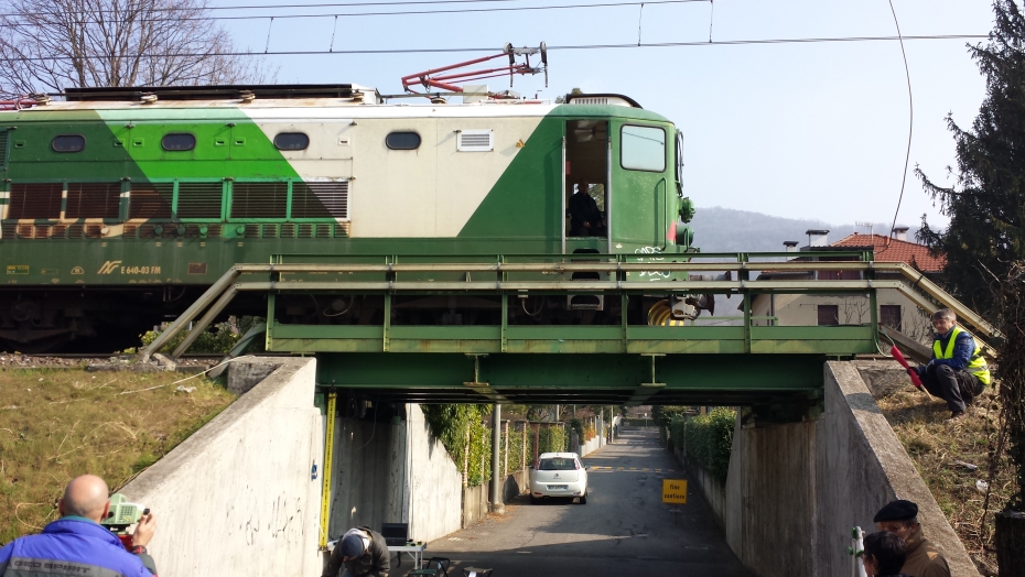 Prova di carico dinamiche- Ponte Graviate Varese